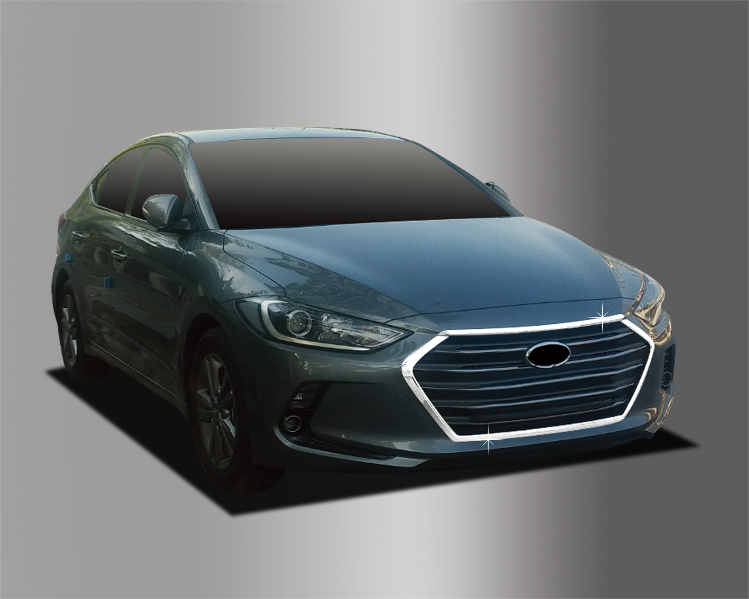 [ Elantra 2016(Avante AD) auto parts ] Elantra 2016(Avante AD)Chrome Radiator Grill Garnish Made in Korea